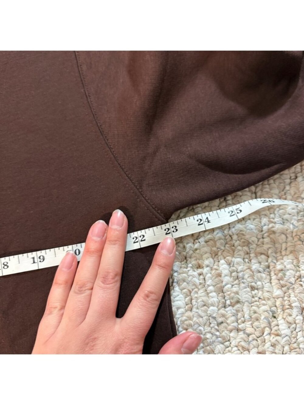 Brunette The Label Core Crew French Press Brown L/XL NWT - Picture 9 of 11